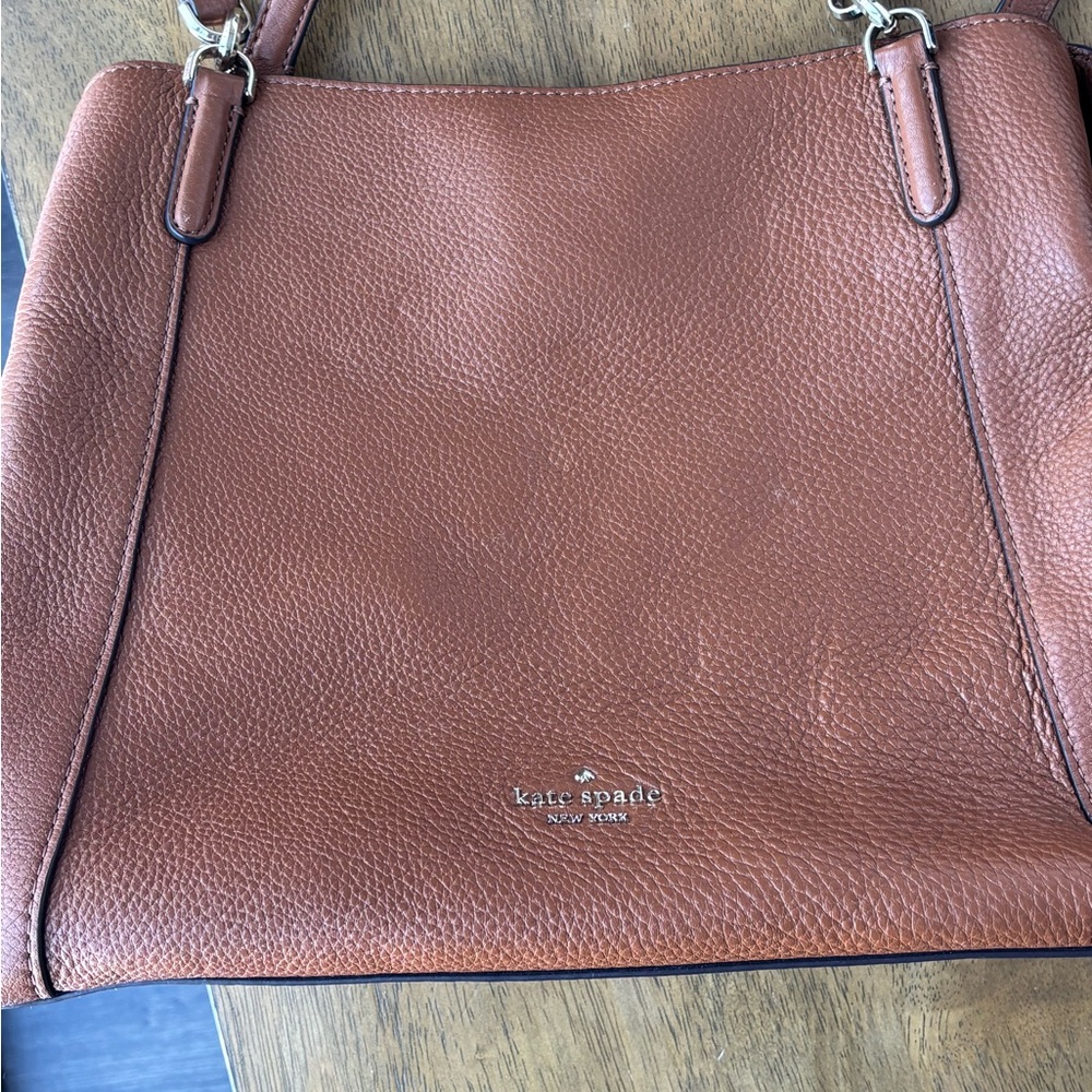 Kate Spade Tan Leather Shoulder Bag